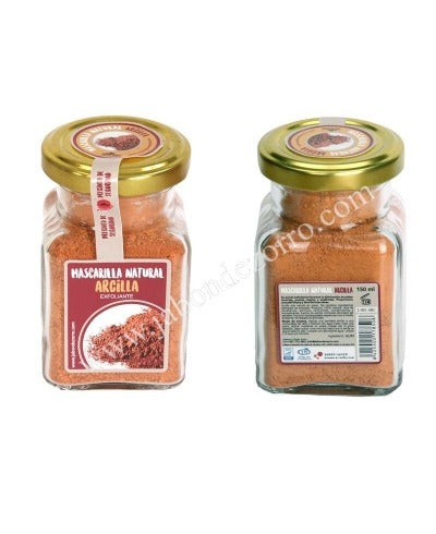 Mascarilla de arcilla roja - Exfoliante pieles muertas, puntos negros y espinillas